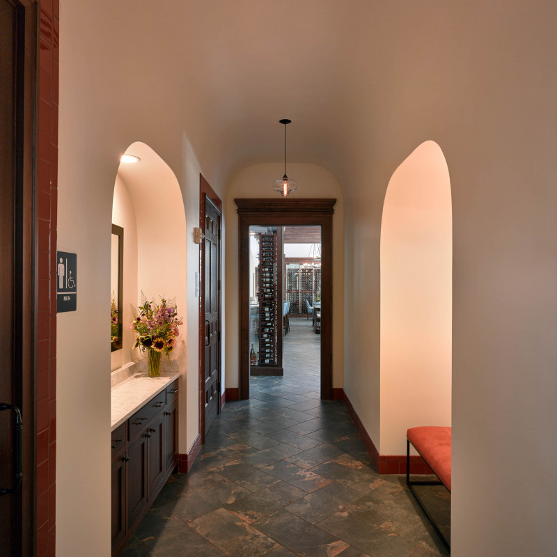 hallway at Estrellon Restaurant, Madison, WI